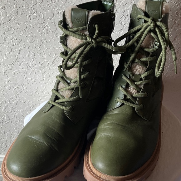 Coach: Olive Green (CF141) Citysole Quilted Leather Lace-up Boot- 10 main image 7